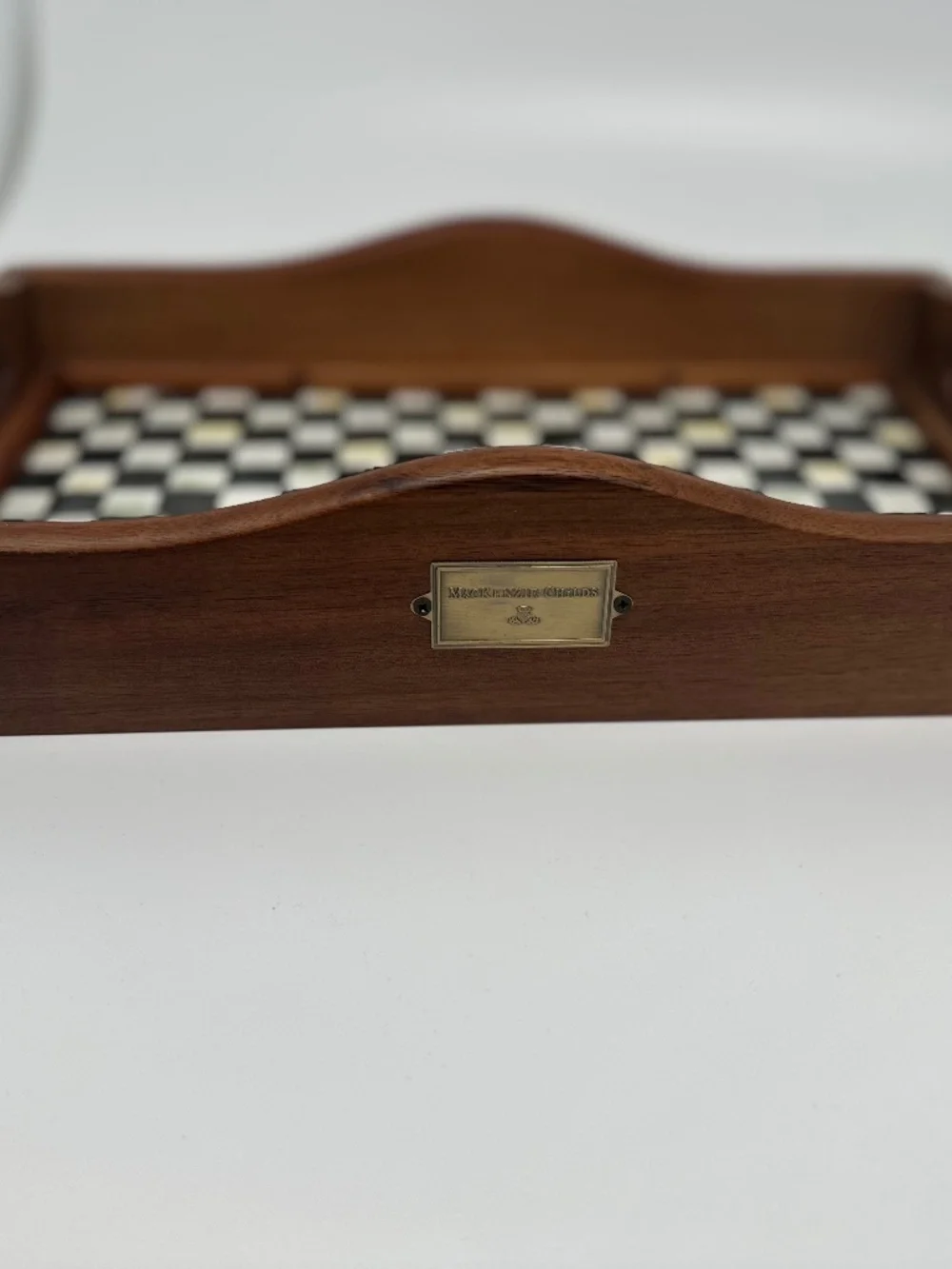 MacKenzie-Childs Courtly Check Hostess Tray
